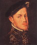 MOR VAN DASHORST, Anthonis Portrait of the Philip II, King of Spain sg Spain oil painting artist